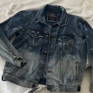 YoungLA Distressed Blue Denim Jacket